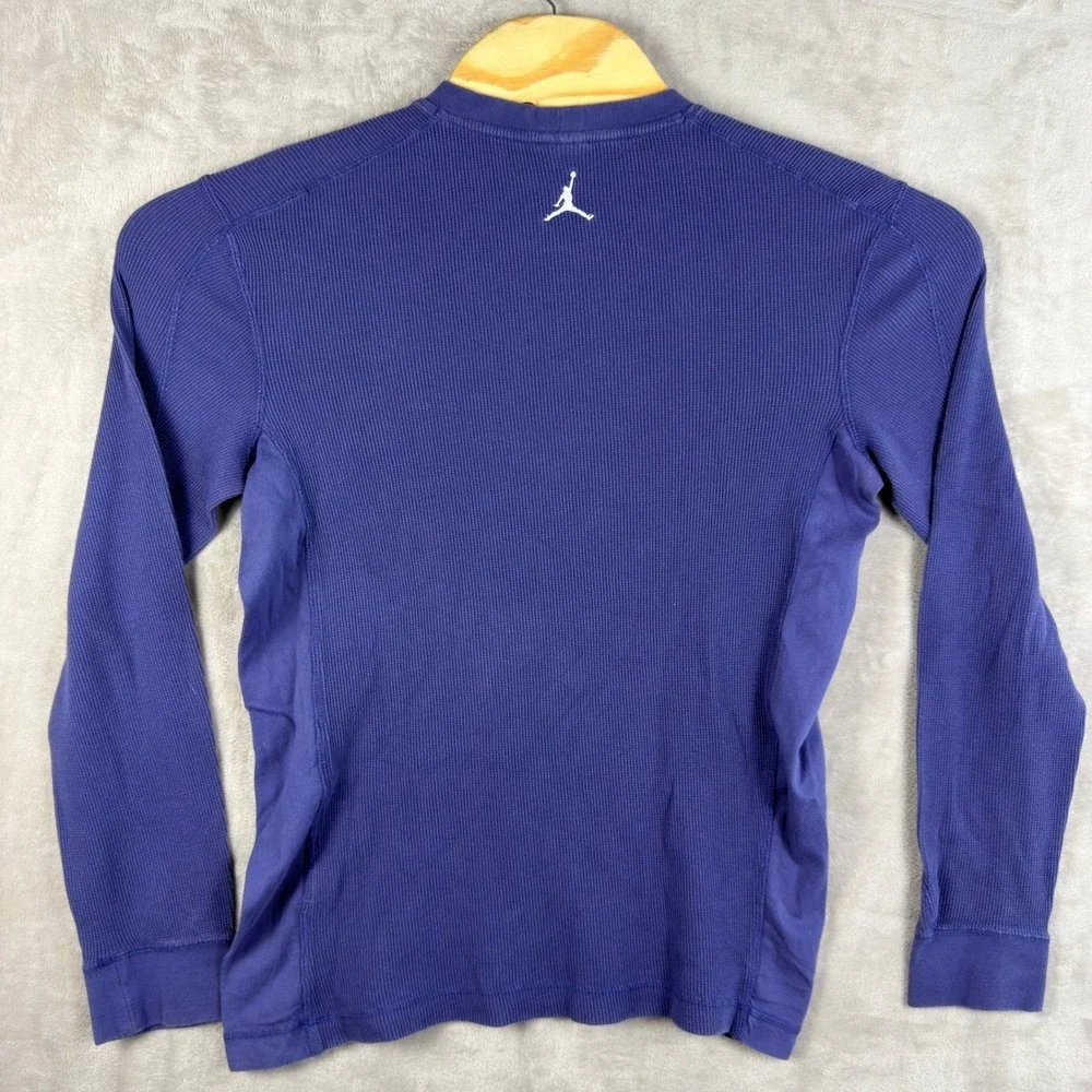 Nike Jordan Thermal Shirt Mens M Waffle Knit Long Sleeve‎ Jumpman 390195-499